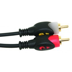 10M Audio kabel RCA verguld