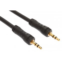 Audio kabel JACK/JACK 3.5mm GOLD PLUG 3.00m