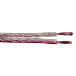 Transparante luidspreker kabel 2 X 0,75mm²