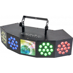 3-IN-1 LED LICHT EFFECT WASH - MOON - STROBE WITH DMX