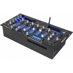 MIXER 19'' 5U 6 kanaals met USB en Bluetooth