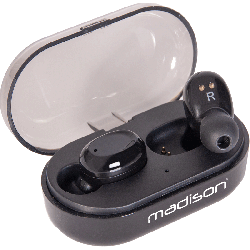 Madison-true wireless stereo bluetooth earphones with char