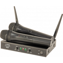 PARTY - 2-kanaals UHF Micro SYSTEM / 2 MIC