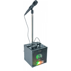 Karaoke met met LED Lichteffect, Microfoon en houder