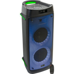 PARTY BOX 300W met dubbele LED effect, Bluetooth, USB, Card.