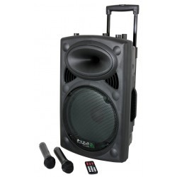 PORTABLE STAND-ALONE PA SYSTEM WITH USB, VOX, BLUETOOTH & 2x