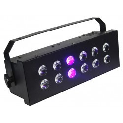 Matrixiele 5/6-Kanaal DMX LED Stroboscoop - Blacklight