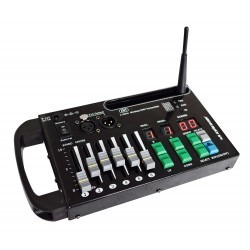 DMX controller voor 9 apparaten (draadloos)