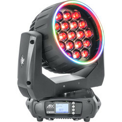 WASH ZOOM MOVING HEAD WITH RING EFFECT 19X 40W RGBW LED