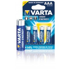 1.5V Batterij AAA alkaline - 8 stuks - Varta