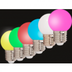 LED-LICHTSNOER RESERVE LAMPEN 6 VERSCHILLENDE KLEUREN