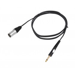 Audio kabel XLR-male naar Jack male - 3 meter